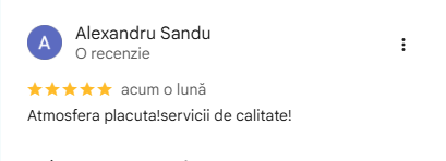 Recenzie Google de la Alexandru Sandu