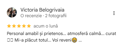 Recenzie Google de la Victoria Belogravia